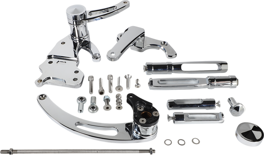 Forward Control - Chrome - Slotted