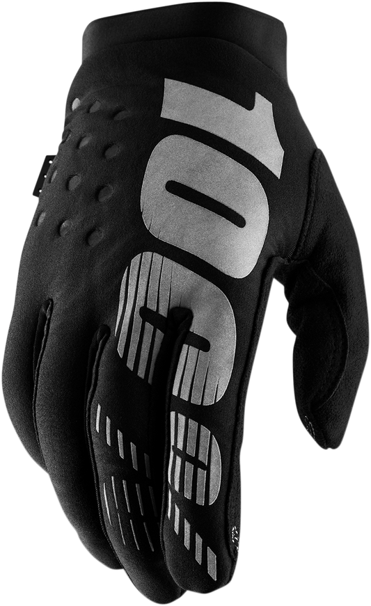 Brisker Gloves - Black/Gray - Large