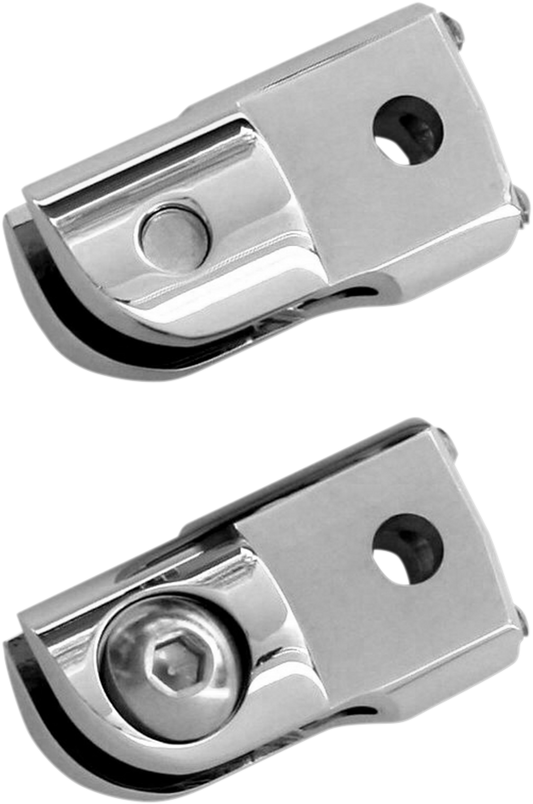 Rear Footpeg Adapter - Chrome