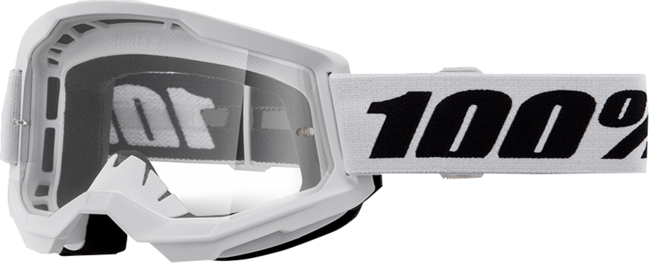 Strata 2 Goggle - White - Clear
