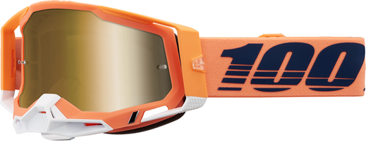 Racecraft 2 Goggles - Coral - True Gold Mirror