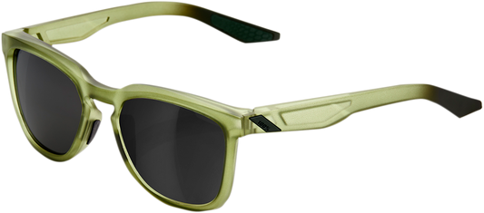 Hudson Sunglasses - Olive - Black Mirror