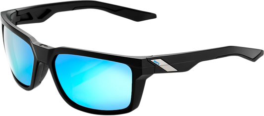 Daze Sunglasses - Matte Black - Blue Mirror