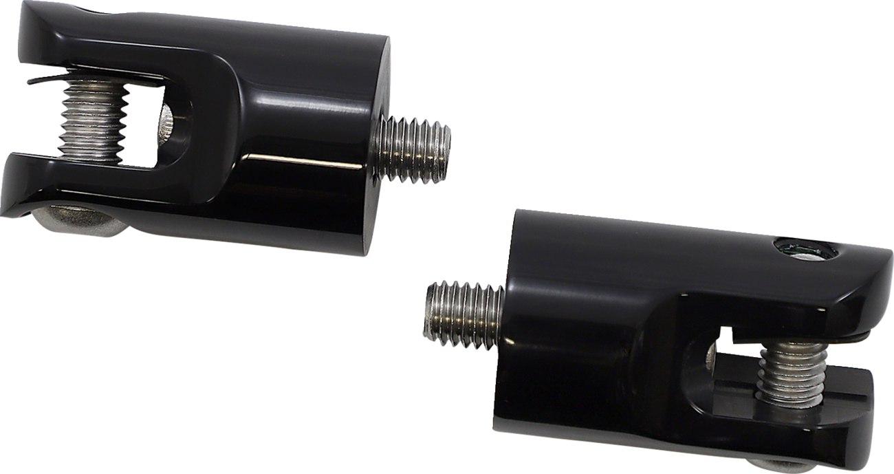 Rear Footpeg Mounts - Black